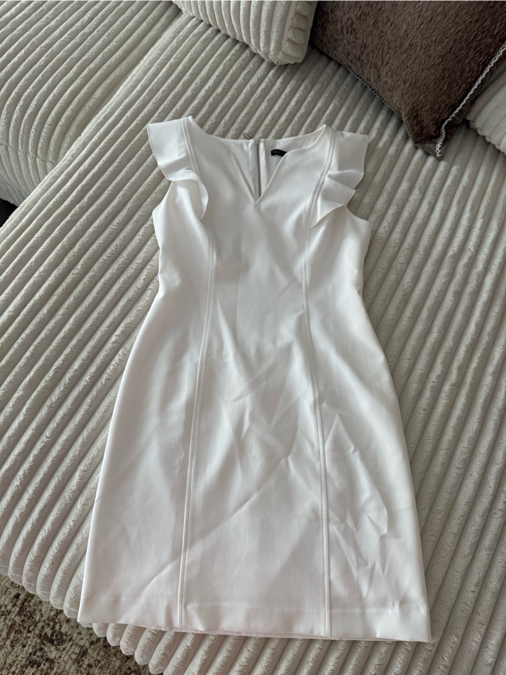 White House Black Market White Sheath Dress